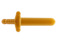 Deler - Pearl Gold Minifigure, Weapon Sword, Shortsword Elaborate Hilt