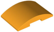 Deler - Bright Light Orange Slope, Curved 6 x 4 Double