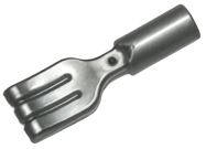 Deler - Flat Silver Minifigure, Utensil Fork