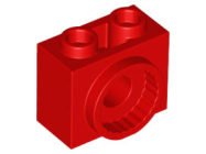 Deler - Red Technic, Brick Modified 1 x 2 x 1 1/3 with Rotation Joint Socket