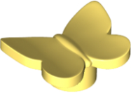 Deler - Bright Light Yellow Butterfly with Stud Holder