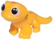 Deler - Bright Light Orange Salamander / Gecko, Friends with Black and White Eyes and Dark Orange Spots Pattern