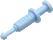Deler - Bright Light Blue Minifigure, Utensil Syringe