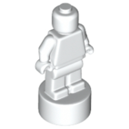Deler - White Minifigure, Utensil Statuette / Trophy