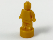 Deler - Pearl Gold Minifigure, Utensil Statuette / Trophy