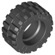 Deler - Black Tire 30.4 x 14 Offset Tread - Band Around Center of Tread