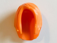 Tilbehør - Minifigur - Hår - Oransje halvlangt med midtskill