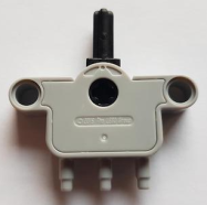 Deler - Light Bluish Gray Pneumatic Switch with Pin Holes and Axle Hole