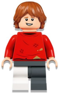 Minifigur Harry Potter Ron Weasleymed rød genser