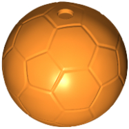 Deler - Orange Ball, Sports Soccer Plain
